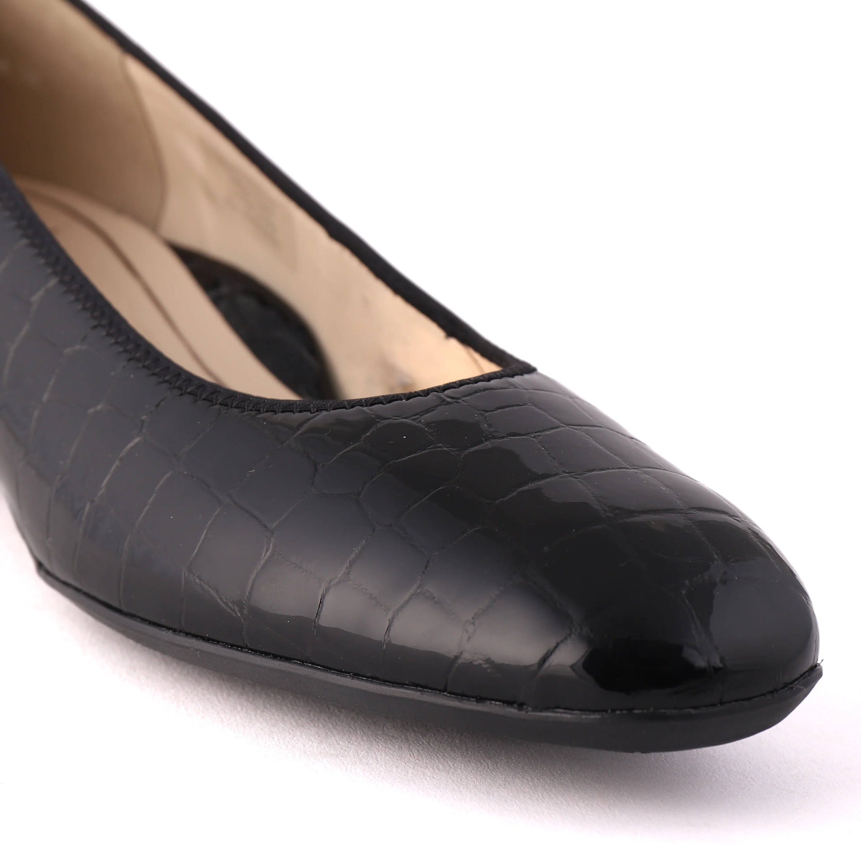 11838 Black Croc Patent - Image 5