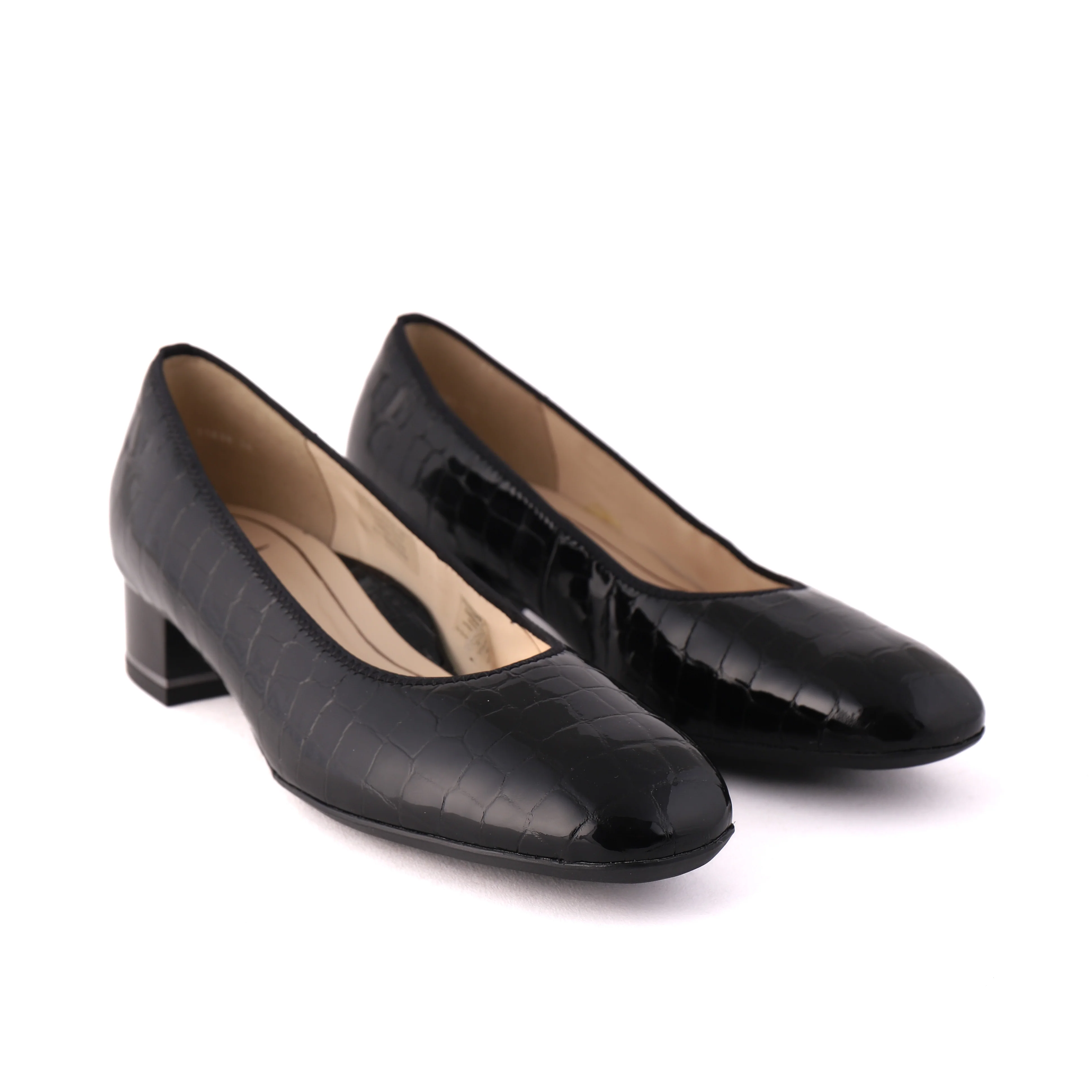 11838 Black Croc Patent - Image 6