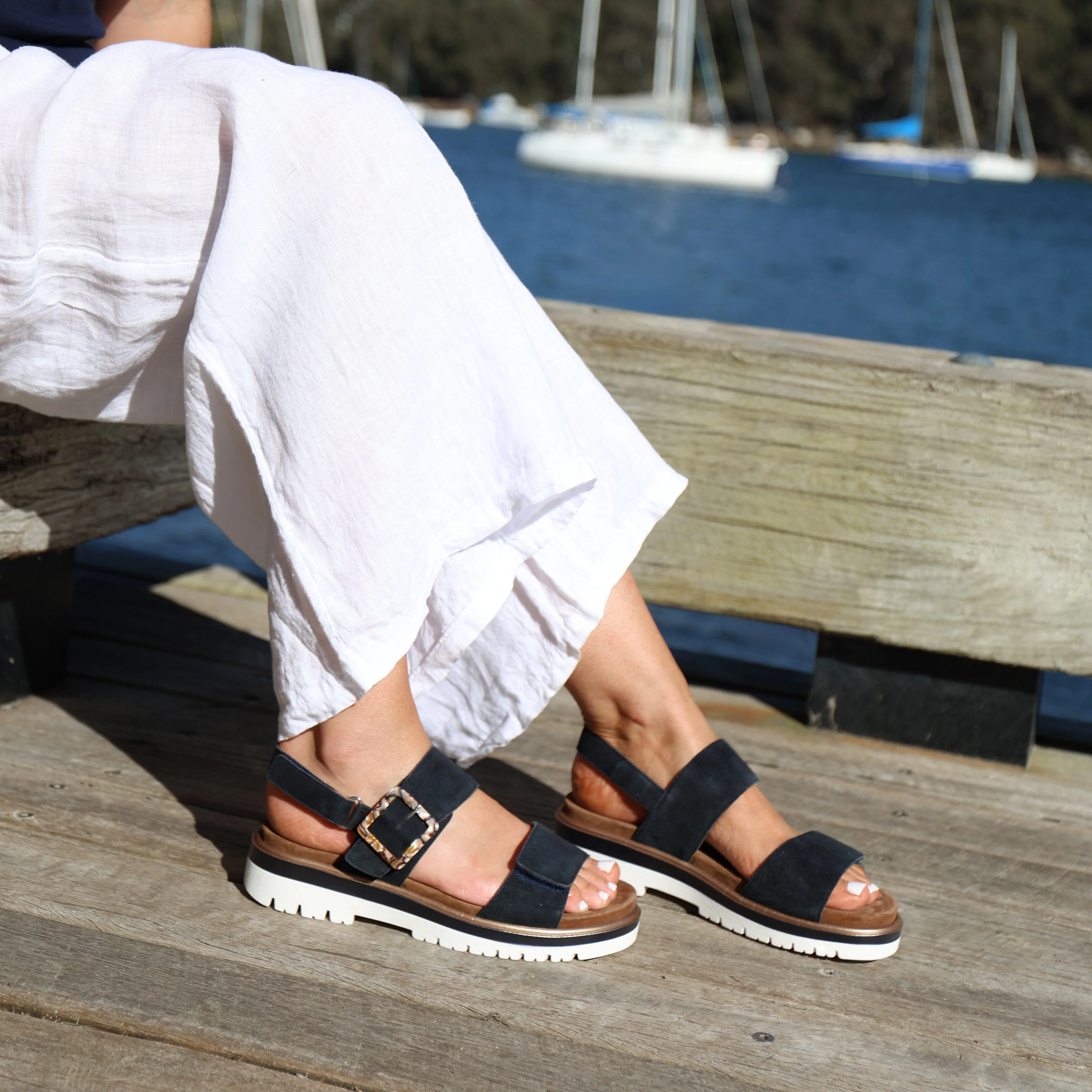 21003 Navy Suede - Image 2