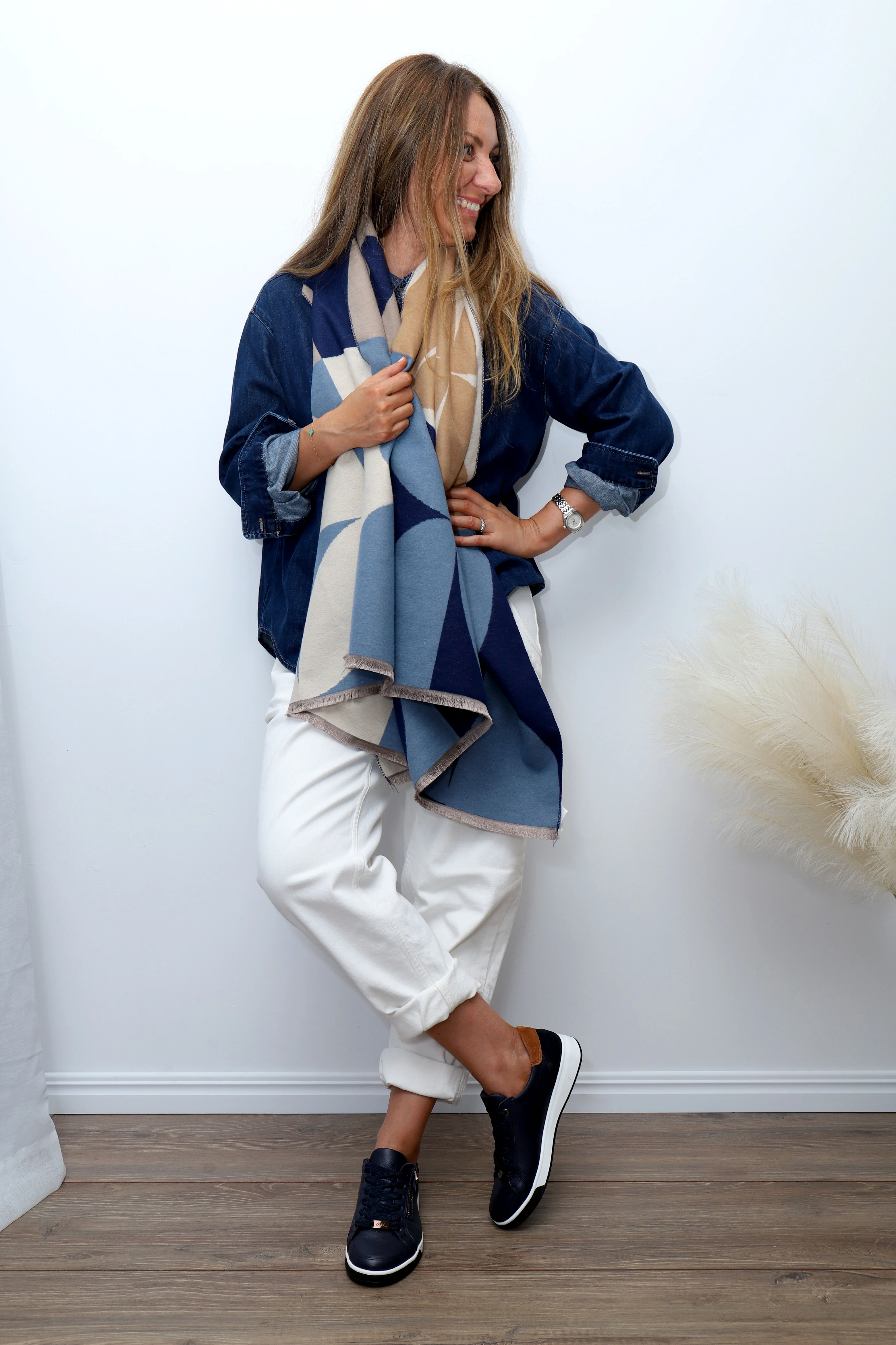 34432 Navy Multi - Image 6