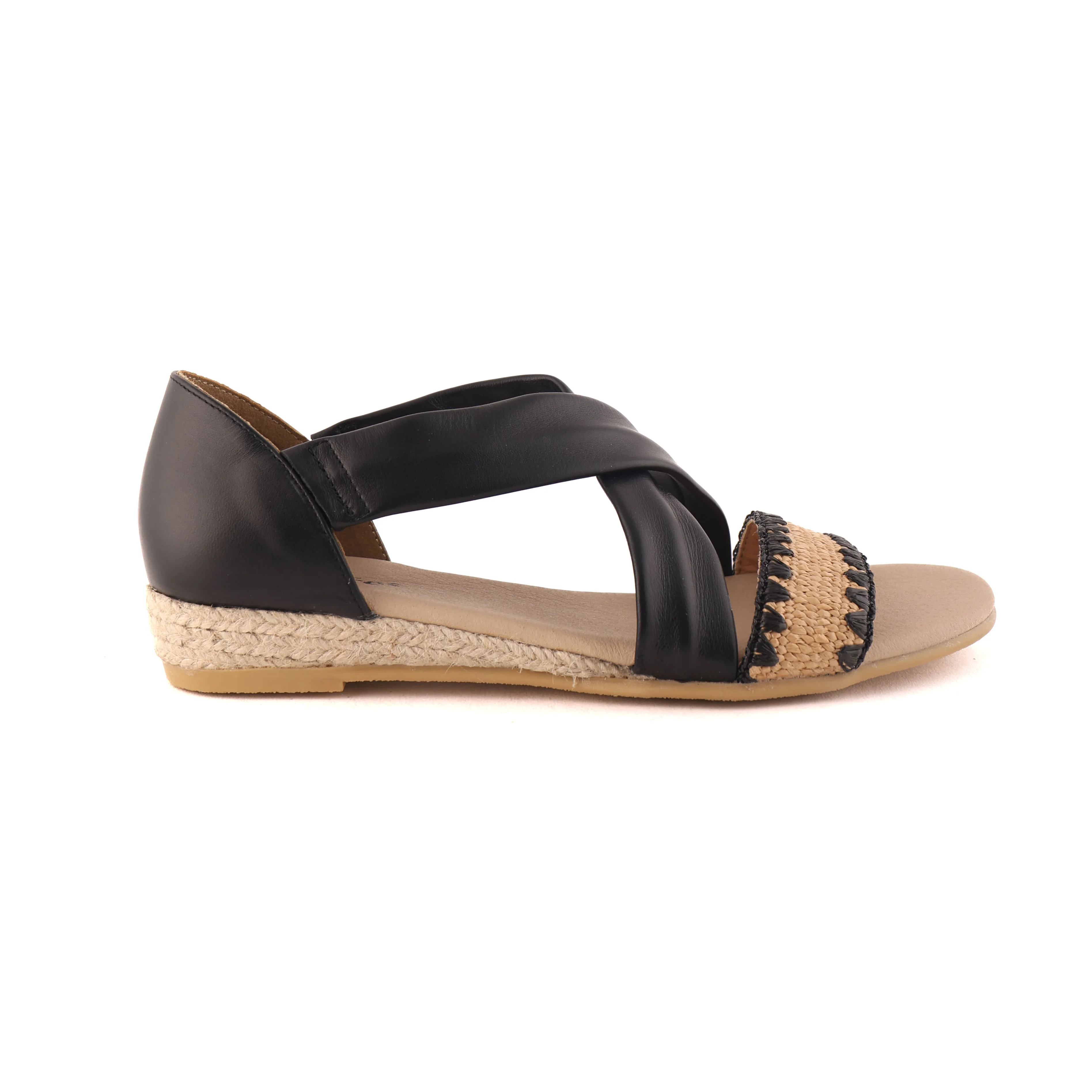 HOLLIE Raffia Black