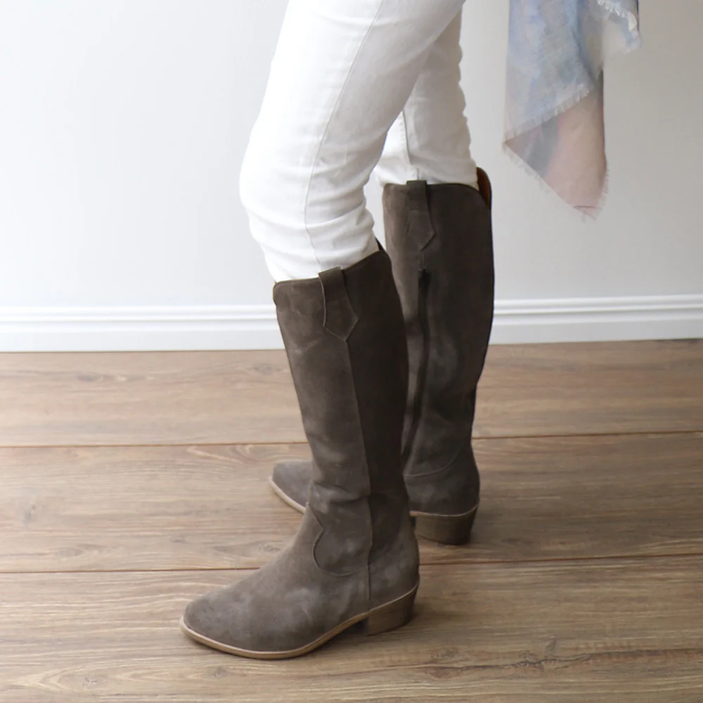 RIPLEY Dark Taupe Suede - Image 2