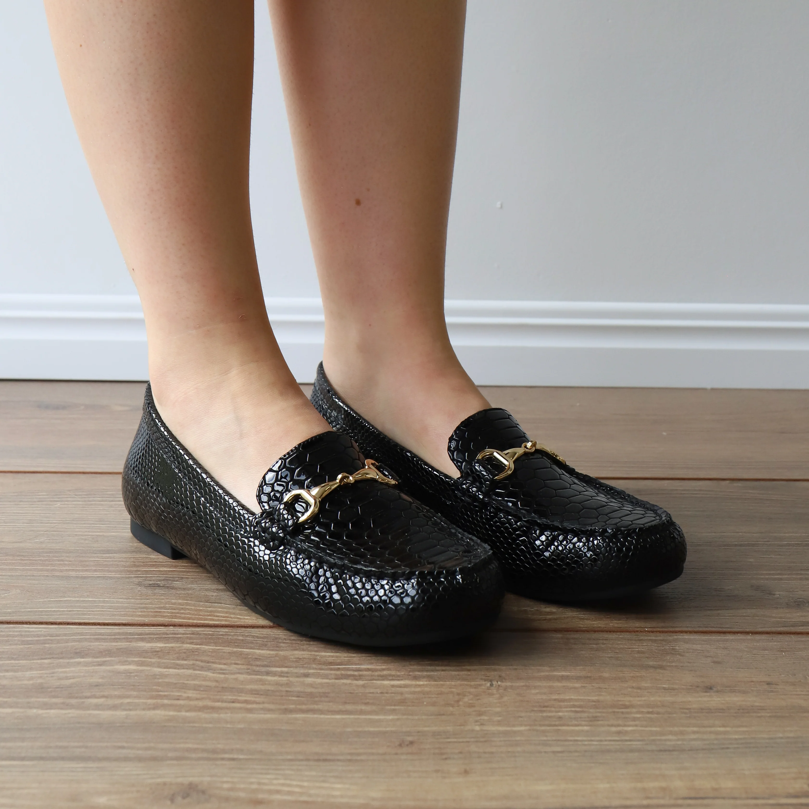 ROMEO Black Patent Croc - Image 2