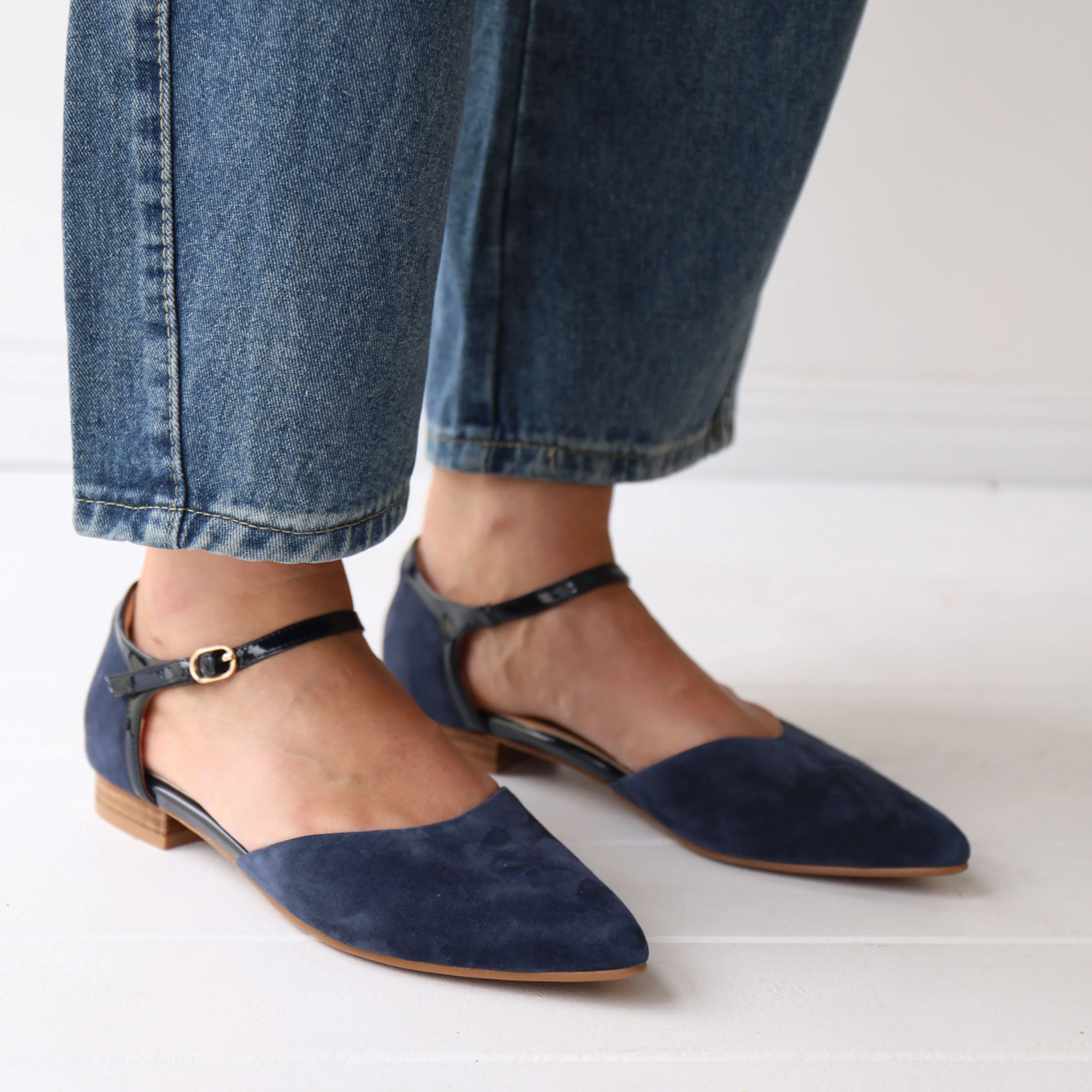 RYLEE Navy Suede - Image 2